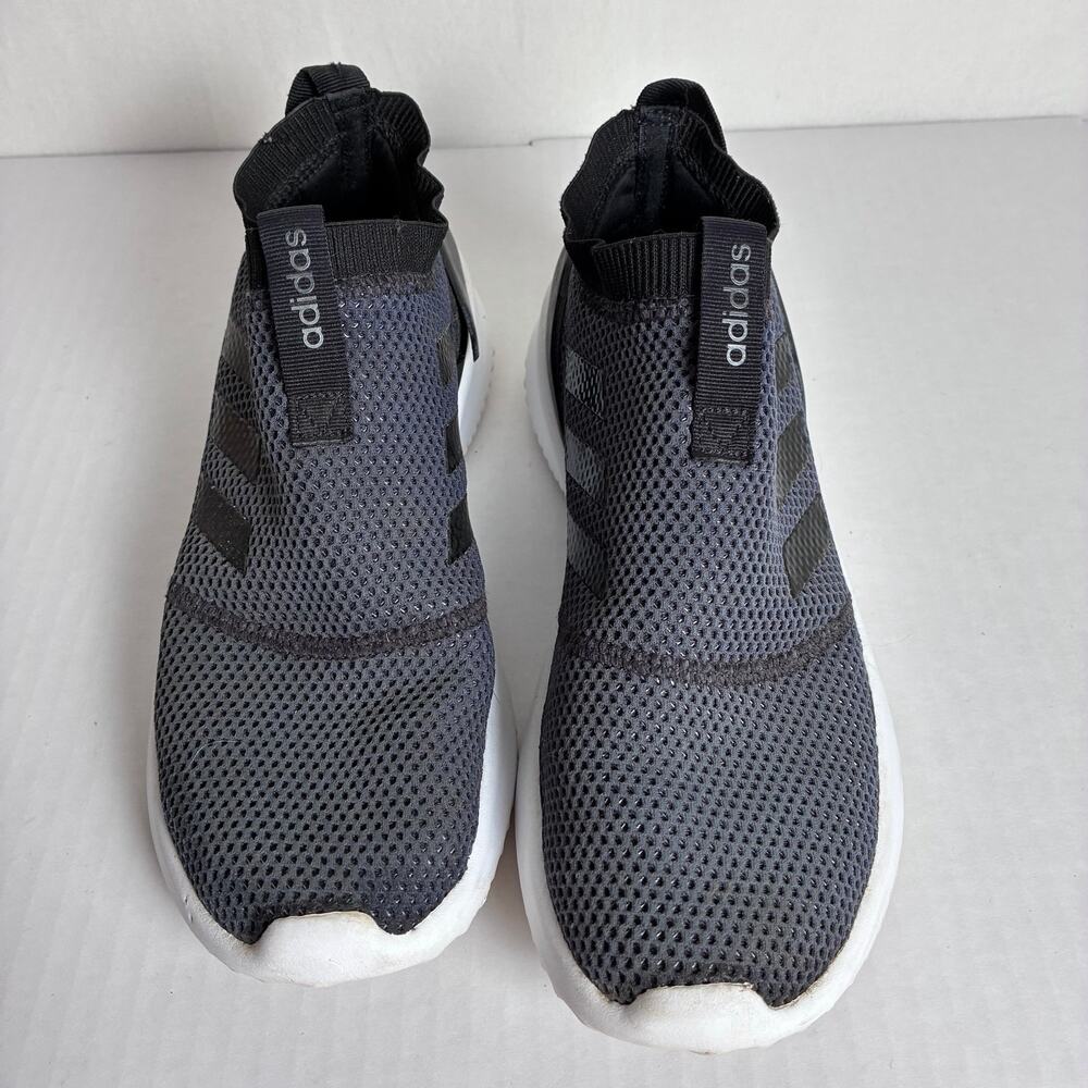 Adidas Cloudfoam Ultimate Slip On Running Shoes Womens 8 Charcoal Black F34606